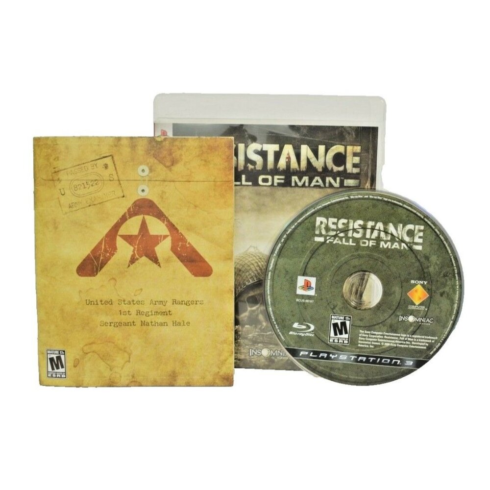 Insomniac Resistance: Fall of Man Sony PlayStation 3, 2007 Complete